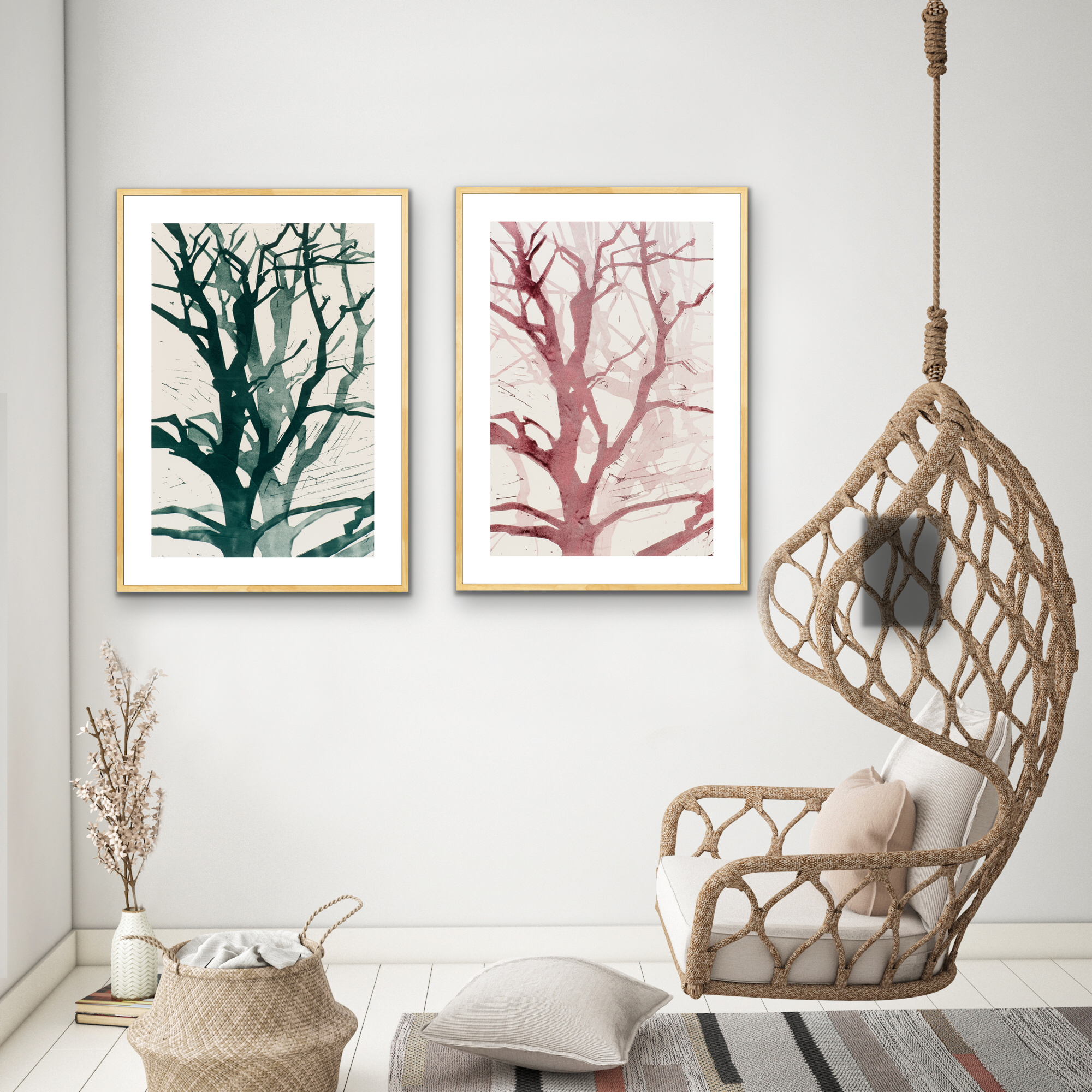 MAP artwork displayed in an interior